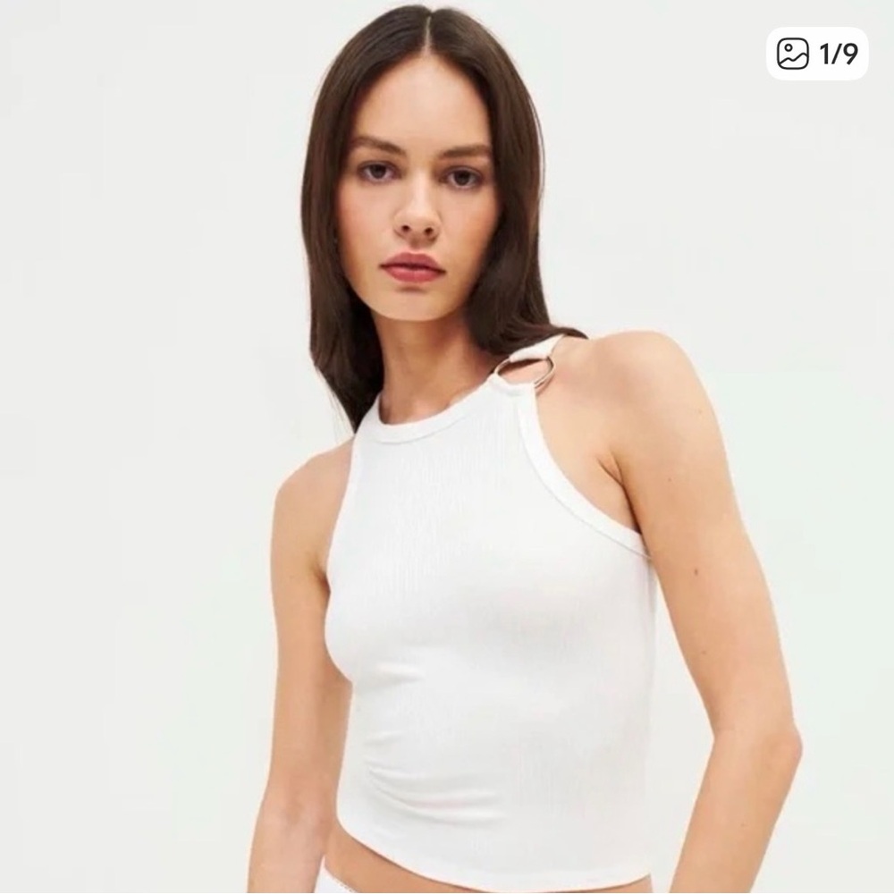 NWT Reformation EDDIS Ribbed Tank Top